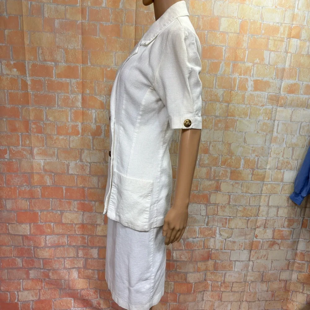 Avon Fashions Vintage 80’s Waffle Textured Blazer‎ Skirt Suit